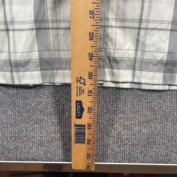 Habit NWT Button Down Fishing Shirt Men's Large Gray/Green Plaid UPF 40+ - Picture 7 of 11